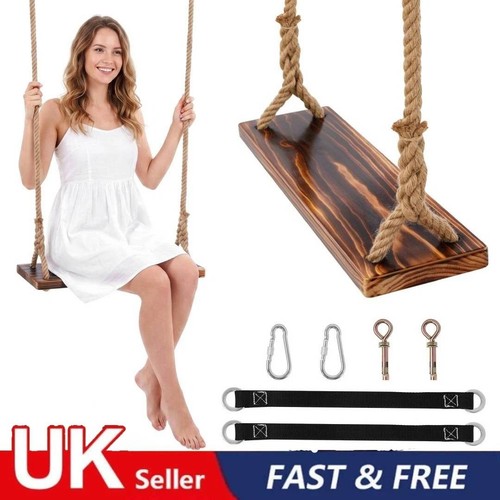 Wood tree swing seat - swing, wooden