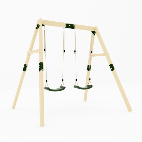 Garden outdoor wooden double - wooden,