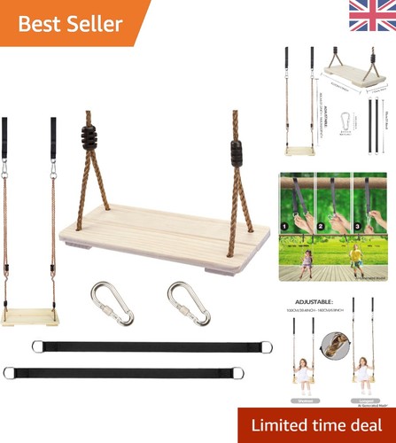 Durable wooden swing set - swing, for