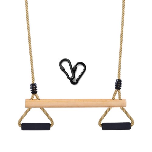 Wooden trapeze swing - wooden,