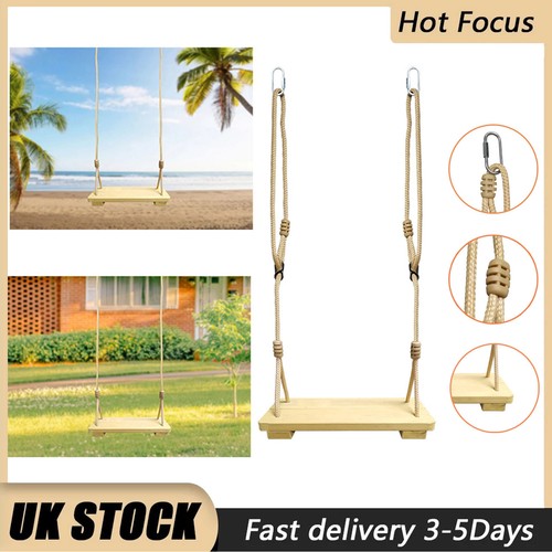 Wooden swing seat kids adults - wooden,