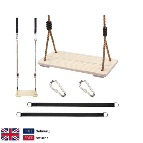 Kinspory wooden tree swing - wooden,