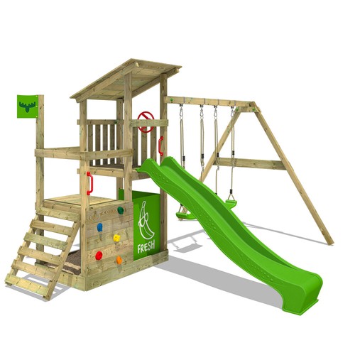 Wooden climbing frame - , fatmoose